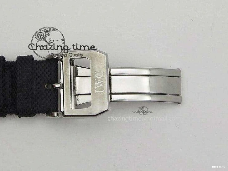 MIROTIME 0417 Durable Big Pilot 5019 Ceramic Case Black Dial Green Markers Asian 23J 7396